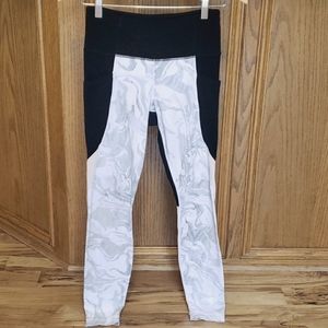 Athleta Salutation Marbled Leggings